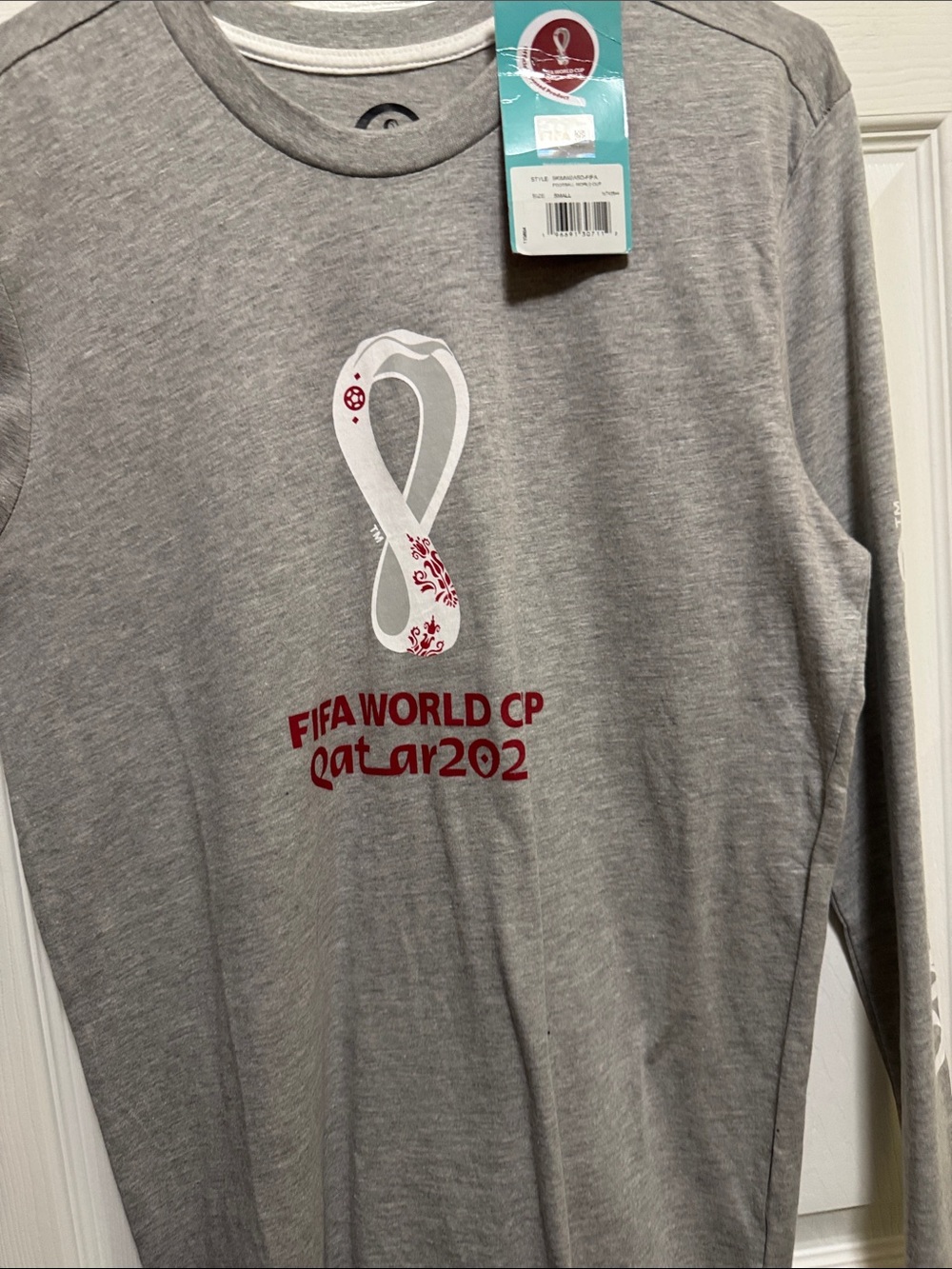 FIFA World Cup Qatar 2022 Gray Long Sleeve Tee